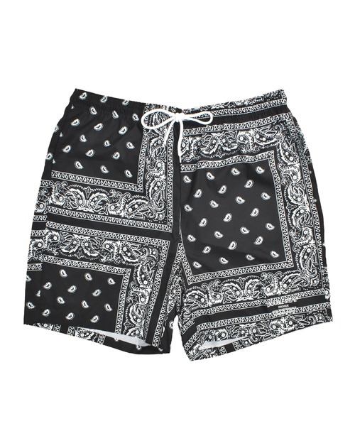 DOUBLE STEAL(ダブルスティール)の「柄ショート パンツ(その他パンツ・メンズ・ベージュ系/カーキ系/ブラック系2/ブラウン系/ブラック系1・LARGE/X-LARGE/MEDIUM)」の2枚目の写真