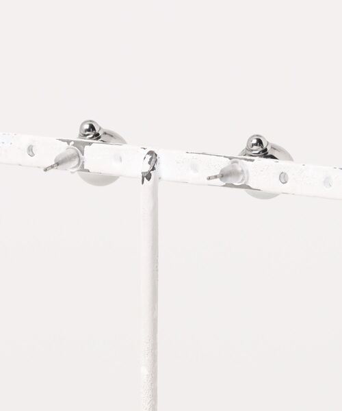 カヤ(カヤ)の「【カヤ】七宝ほたるピアス(ピアス(両耳用)・レディース・ゴールド×ブラウン/ゴールド/シルバー・FREE)」の4枚目の写真