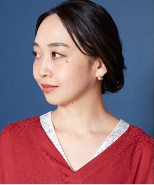 カヤ(カヤ)の「【カヤ】七宝ほたるピアス(ピアス(両耳用)・レディース・ゴールド×ブラウン/ゴールド/シルバー・FREE)」の6枚目の写真