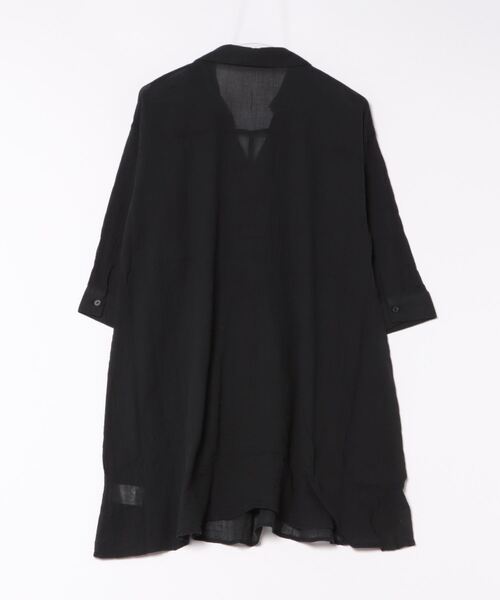 Viola e Viola(ヴィオラエヴィオラ)の「綿素材Aラインスキッパーワンピース(ワンピース・レディース・ブラック系その他/カーキ/ブラック・MEDIUM/LARGE/X-LARGE/XX-LARGE)」の15枚目の写真