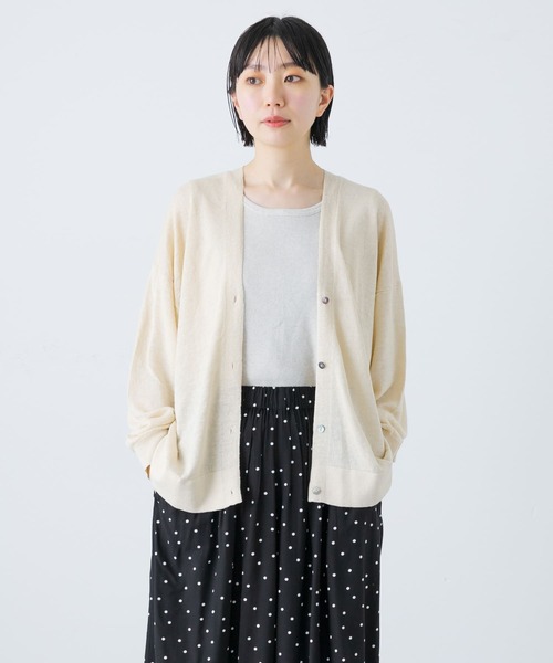 美品 nest Robeリネン ボレロ カーディガン ベージュ 6分袖 美品 nest Robeリネン ボレロ カーディガン ベージュ 6分袖 楽天