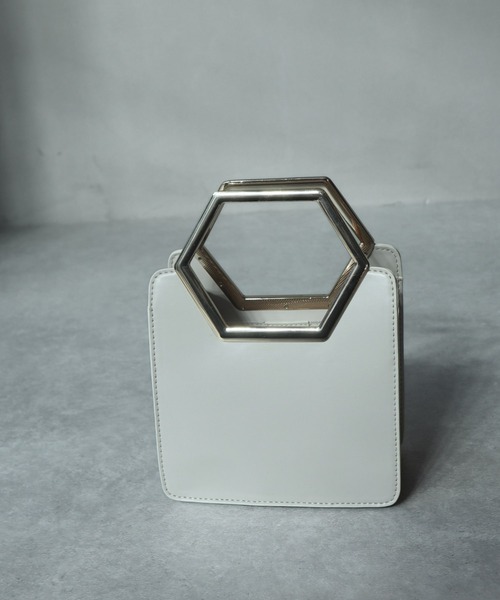 Hexagon handle bag（ショルダーバッグ）｜mirem（ミレム）