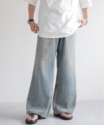 RAGEBLUE | 10オンス/ヴィンテージライクデニム/セミワイドフレアパンツ(デニムパンツ)
