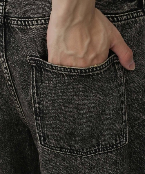 RAGEBLUE（レイジブルー）の「10オンス/ヴィンテージライクデニム/セミワイドフレアパンツ（デニムパンツ・メンズ・ブルー/グレー・LARGE/MEDIUM/SMALL）」の3枚目の写真