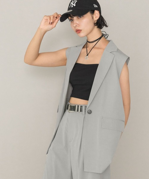 もえページ PAGEBOY（ページボーイ）の「ピケミドルジレ（ベスト）」 - WEAR