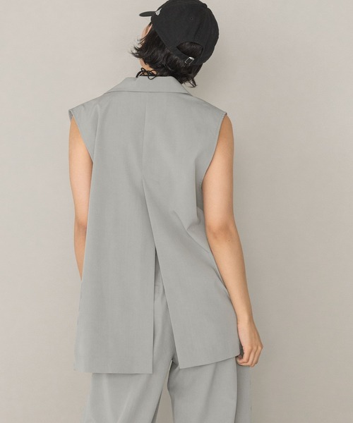 PAGEBOY(ページボーイ)の「ピケミドルジレ(ベスト・レディース・ブラック/グレー/ベージュ・FREE)」の15枚目の写真