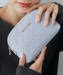PAUL & JOE ACCESSOIRES（ポールアンドジョーアクセソワ）の「PAUL & JOE ACCESSOIRES (ポール＆ジョーアクセソワ)ラウンドマルチポーチ PJA-P1076 エンボス（ポーチ）」