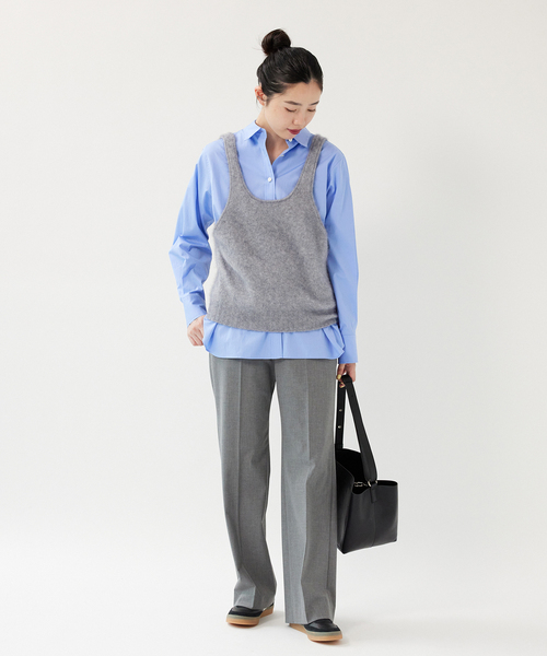 IENA fluffyファー ニットタンク グレー fluffyファー ニットタンク | イエナ(IENA) | マルイウェブチャネル