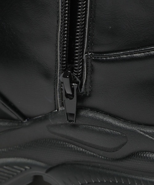 repipi armario（レピピ アルマリオ）の「サイドゴアスニーカーブーツ（ブーツ・キッズ・ブラック/アイボリー・SMALL/LARGE/MEDIUM）」の10枚目の写真