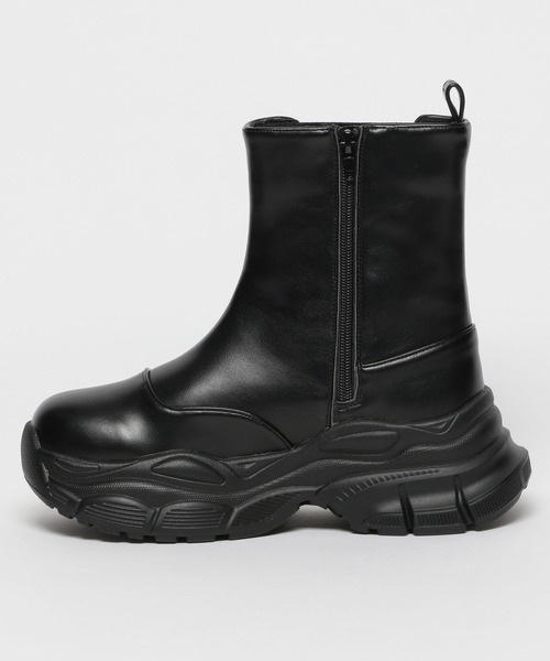 repipi armario（レピピ アルマリオ）の「サイドゴアスニーカーブーツ（ブーツ・キッズ・ブラック/アイボリー・SMALL/LARGE/MEDIUM）」の13枚目の写真