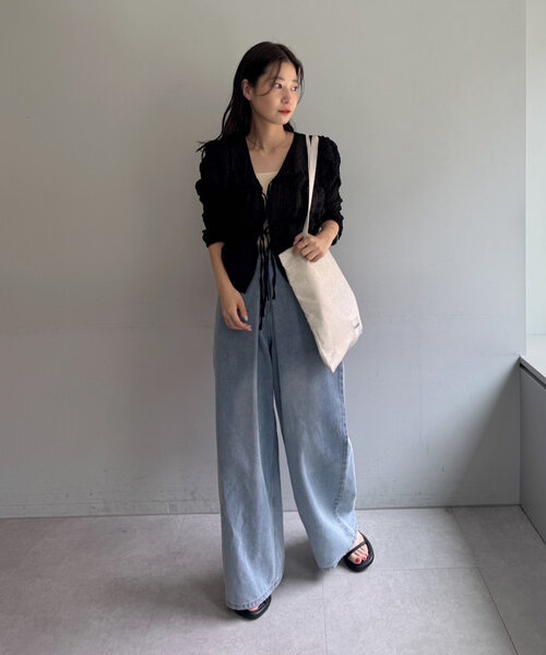 Kastane(カスタネ)の「【前後2WAY】ジゴスリーブシャーリングブラウス(シャツ/ブラウス・レディース・ベージュ/ブラック/アイボリー・FREE)」の15枚目の写真