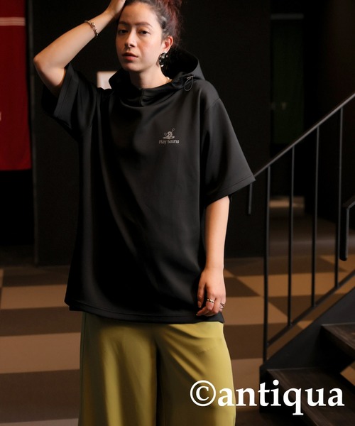 ロゴプリントフーディー（パーカー）｜antiqua（アンティカ）