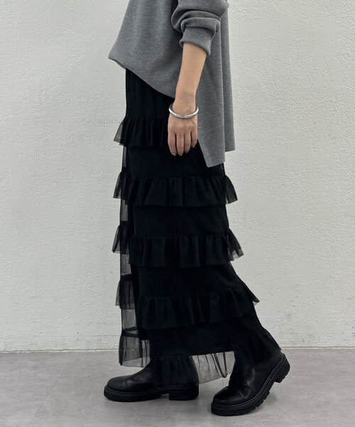LOUNGEDRESS（ラウンジドレス）の「フリルティアードスカート