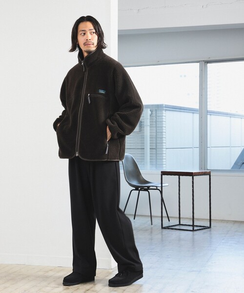 B:MING by BEAMS（ビーミングバイビームス）の「ウォーム ワイド パンツ（その他パンツ・メンズ・ブラック/ブラウン系その他5/ネイビー・SMALL/MEDIUM/LARGE/X-LARGE）」の11枚目の写真