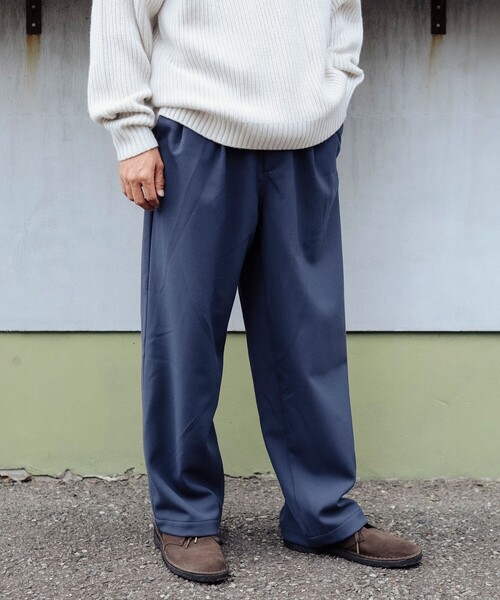 B:MING by BEAMS（ビーミングバイビームス）の「ウォーム ワイド パンツ（その他パンツ・メンズ・ブラック/ブラウン系その他5/ネイビー・SMALL/MEDIUM/LARGE/X-LARGE）」の22枚目の写真