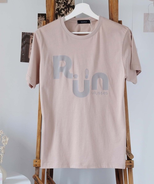 Girly Doll(ガーリードール)の「オリジナルプリントRUNTシャツ(Tシャツ/カットソー・レディース・ピンク/ベージュ/ダークグレー・F)」の20枚目の写真