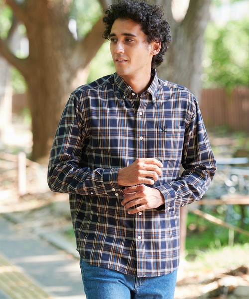 Eddie Bauer(エディーバウアー)の「タイドゥランズ 長袖シャツ(シャツ/ブラウス・メンズ・ダークグリーン系/オレンジ系/ベージュ系2/ネイビー系1/ベージュ系1/グレー系/ブラック/ダークオリーブ/アッシュグレー/ブルー/ネイビー系2/ボルドー/グリーン系/マスタード・L/XL/XXL/S/M)」の10枚目の写真