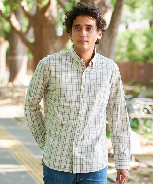 Eddie Bauer(エディーバウアー)の「タイドゥランズ 長袖シャツ(シャツ/ブラウス・メンズ・ダークグリーン系/オレンジ系/ベージュ系2/ネイビー系1/ベージュ系1/グレー系/ブラック/ダークオリーブ/アッシュグレー/ブルー/ネイビー系2/ボルドー/グリーン系/マスタード・L/XL/XXL/S/M)」の4枚目の写真