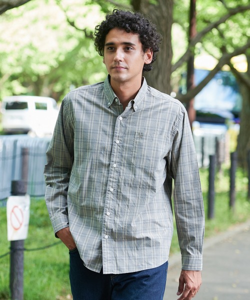 Eddie Bauer(エディーバウアー)の「タイドゥランズ 長袖シャツ(シャツ/ブラウス・メンズ・ダークグリーン系/オレンジ系/ベージュ系2/ネイビー系1/ベージュ系1/グレー系/ブラック/ダークオリーブ/アッシュグレー/ブルー/ネイビー系2/ボルドー/グリーン系/マスタード・L/XL/XXL/S/M)」の5枚目の写真