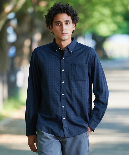 Eddie Bauer(エディーバウアー)の「タイドゥランズ 長袖シャツ(シャツ/ブラウス・メンズ・ダークグリーン系/オレンジ系/ベージュ系2/ネイビー系1/ベージュ系1/グレー系/ブラック/ダークオリーブ/アッシュグレー/ブルー/ネイビー系2/ボルドー/グリーン系/マスタード・L/XL/XXL/S/M)」の7枚目の写真