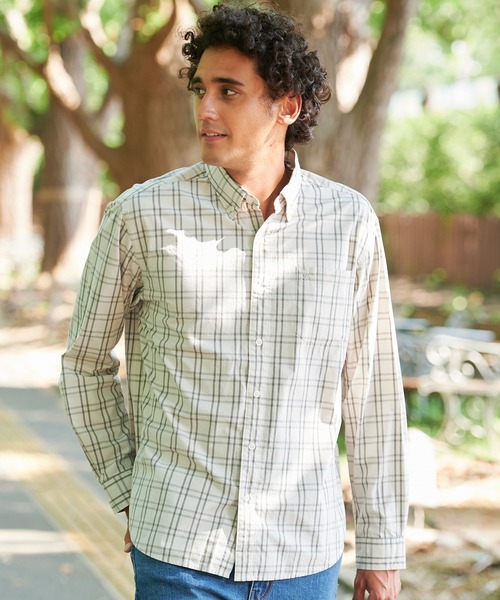 Eddie Bauer(エディーバウアー)の「タイドゥランズ 長袖シャツ(シャツ/ブラウス・メンズ・ダークグリーン系/オレンジ系/ベージュ系2/ネイビー系1/ベージュ系1/グレー系/ブラック/ダークオリーブ/アッシュグレー/ブルー/ネイビー系2/ボルドー/グリーン系/マスタード・L/XL/XXL/S/M)」の18枚目の写真