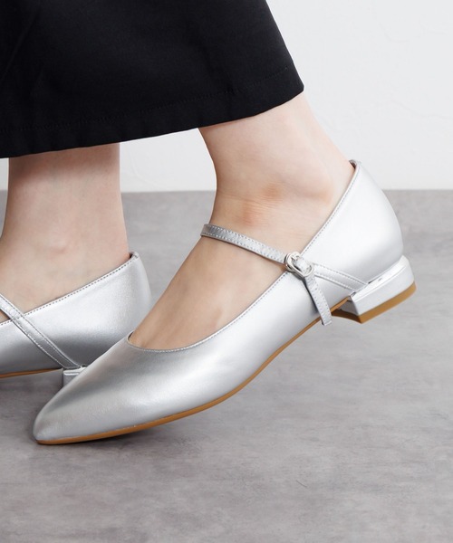 HIMIKO】【WEB限定デザイン】フラットメリージェーンパンプス