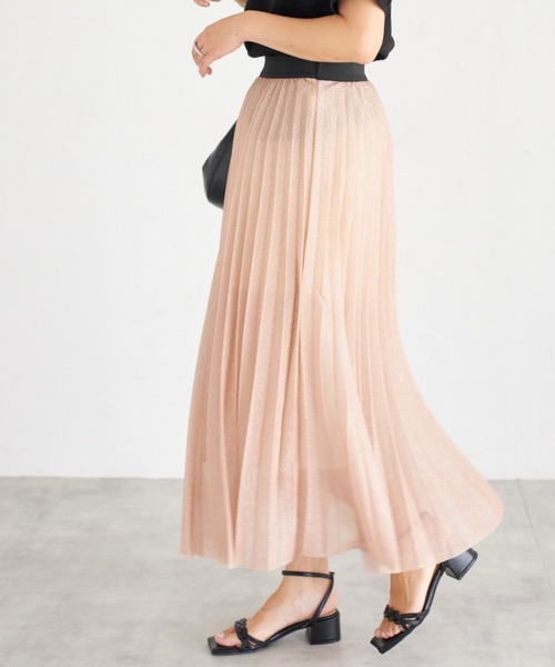 deux amour（ドゥーザムール）の「ラメプリーツスカート（Tシャツ/カットソー・レディース・シルバー/グレー/ピンク・FREE）」の19枚目の写真