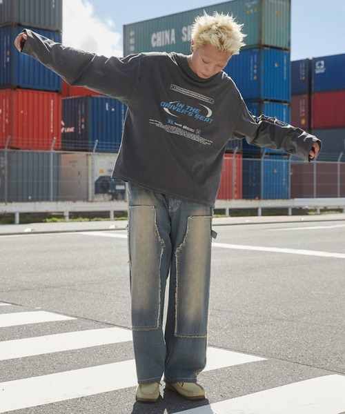 SHORT ROUND（ショートラウンド）の「SHORT ROUND/ピグメントスリーブロゴT（Tシャツ/カットソー・メンズ・その他2/その他1・LARGE/MEDIUM）」の13枚目の写真