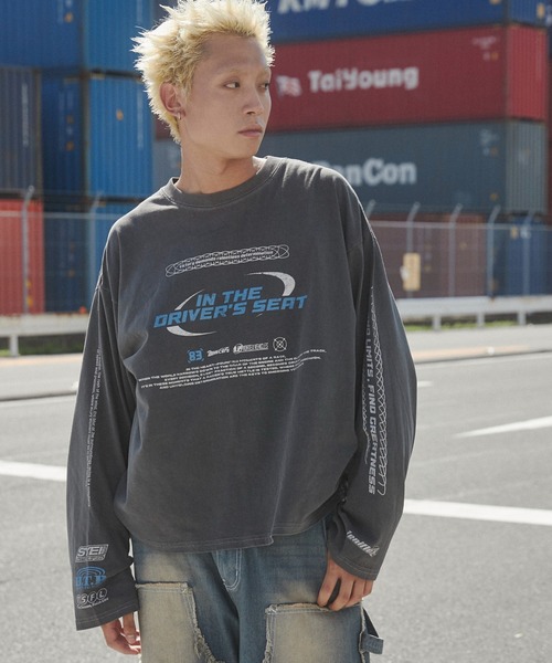 SHORT ROUND（ショートラウンド）の「SHORT ROUND/ピグメントスリーブロゴT（Tシャツ/カットソー・メンズ・その他2/その他1・LARGE/MEDIUM）」の10枚目の写真