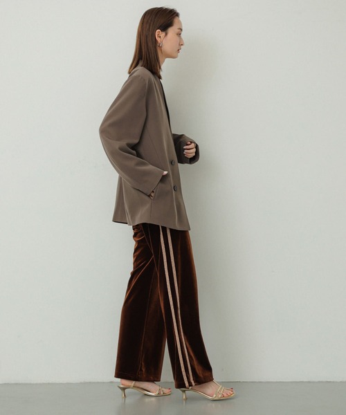 SENSE OF PLACE by URBAN RESEARCH（センスオブプレイスバイアーバンリサーチ）の「2WAYルーズテーラードジャケット（テーラードジャケット・レディース・モカ/ブラック/グレー・ONE）」の19枚目の写真