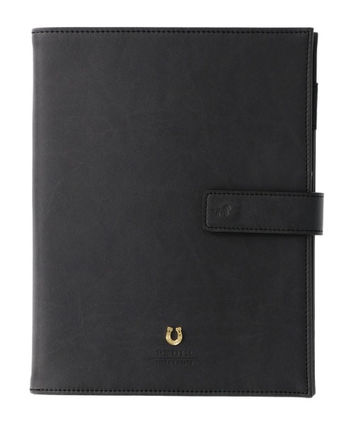 PEDIR（ペディール）の「EDiT 手帳カバー 1日1ページ・週間バーチカル用 A5正寸 リアコ 多機能カバー ペディール マークス（ステーショナリー・レディース・ブラック/グレイッシュベージュ/グリーン・FREE）」の2枚目の写真