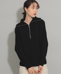 Ray BEAMS | モール アゼ ハーフジップ ニット(ニット/セーター)