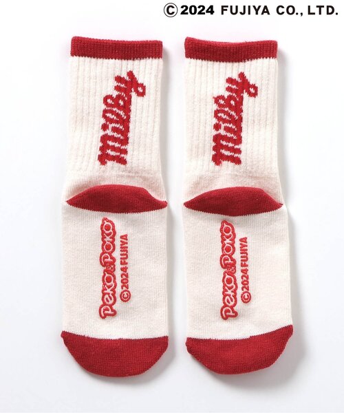apres les cours（アプレレクール）の「PEKO&POKO ソックス（ソックス/靴下・キッズ・ブルー/オフホワイト/レッド/アイボリー・21/18/15 /12）」の12枚目の写真