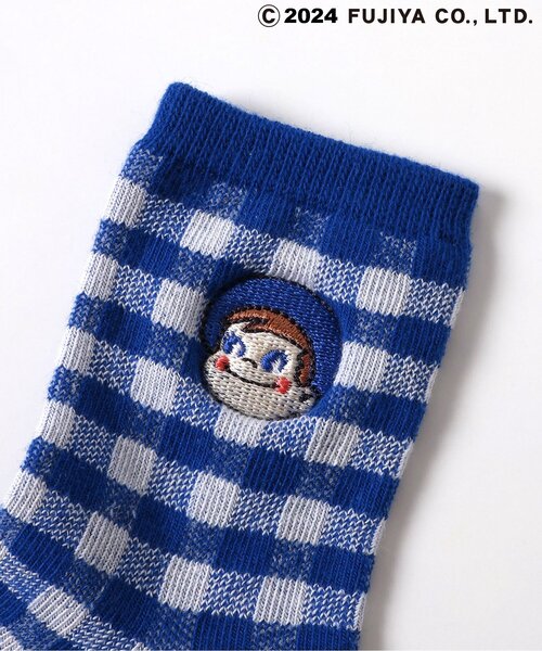 apres les cours（アプレレクール）の「PEKO&POKO ソックス（ソックス/靴下・キッズ・ブルー/オフホワイト/レッド/アイボリー・21/18/15 /12）」の8枚目の写真