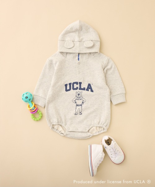 CIAOPANIC TYPY（チャオパニックティピー）の「【WEB限定】【KIDS】【UCLA】TYPY別注BABYプリントスウェットロンパース（ロンパース・キッズ・チャコールグレー/ライトグレー・80）」の16枚目の写真