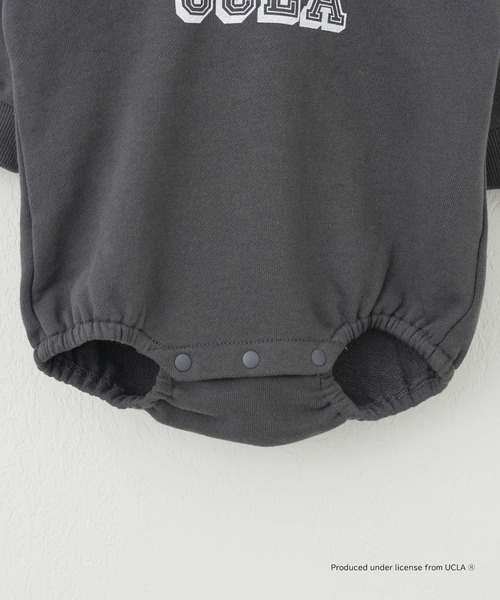 CIAOPANIC TYPY（チャオパニックティピー）の「【WEB限定】【KIDS】【UCLA】TYPY別注BABYプリントスウェットロンパース（ロンパース・キッズ・チャコールグレー/ライトグレー・80）」の21枚目の写真