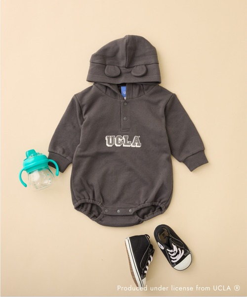 CIAOPANIC TYPY（チャオパニックティピー）の「【WEB限定】【KIDS】【UCLA】TYPY別注BABYプリントスウェットロンパース（ロンパース・キッズ・チャコールグレー/ライトグレー・80）」の15枚目の写真