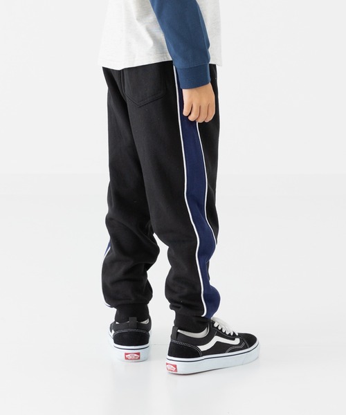 JAM & LINK（ジャムアンドリンク）の「脇ライン 裏毛スウェットパンツ（スウェットパンツ・キッズ・オートミール/ネイビー/ブラック/カーキ・100cm/110cm/120cm/130cm/140cm/150cm/160cm）」の7枚目の写真