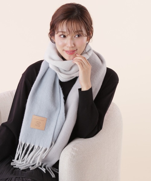 JILL by JILL STUART（ジルバイジルスチュアート）の「◇レザータグ ループヤーンストール（ストール/ショール・レディース・ブルー/ホワイト/ピンク/ピンク系その他2/ブルー系その他/ピンク系その他/ブルー系その他2・FREE）」の12枚目の写真