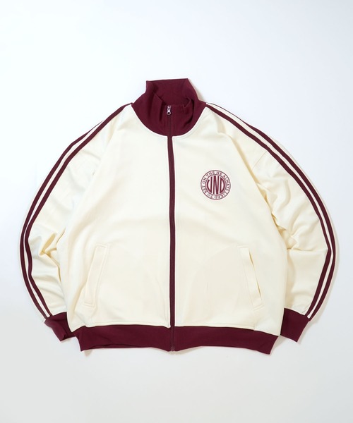 Starting Over(スターティングオーバー)の「embroidery side line track jacket/胸刺繍 サイドライン トラックジャケット(ジャージ・メンズ・サックスブルー/ブラック/オフホワイト/ワイン・M/L/XL)」の13枚目の写真