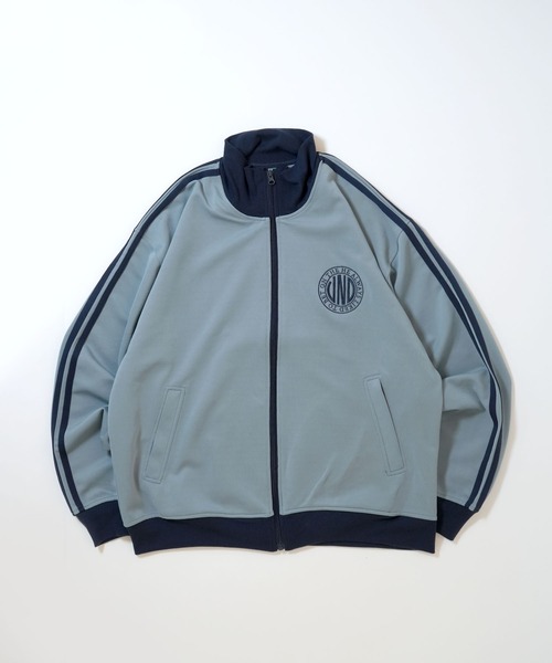Starting Over(スターティングオーバー)の「embroidery side line track jacket/胸刺繍 サイドライン トラックジャケット(ジャージ・メンズ・サックスブルー/ブラック/オフホワイト/ワイン・M/L/XL)」の12枚目の写真