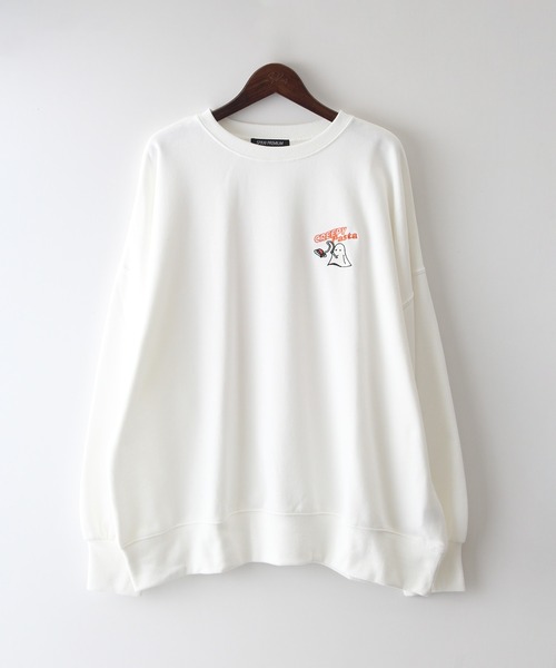 SpRay（スプレイ）の「スパゲティおばけスウェット（スウェット・レディース・グレー/ブルー/アイボリー/ピンク/オートミール/スミクロ・FREE）」の16枚目の写真