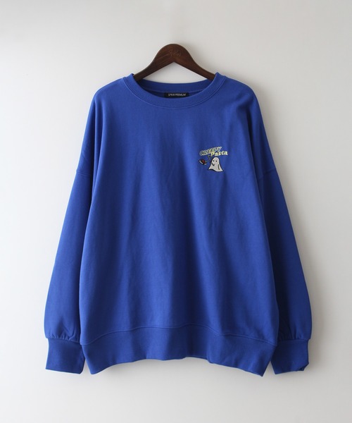 SpRay（スプレイ）の「スパゲティおばけスウェット（スウェット・レディース・グレー/ブルー/アイボリー/ピンク/オートミール/スミクロ・FREE）」の20枚目の写真