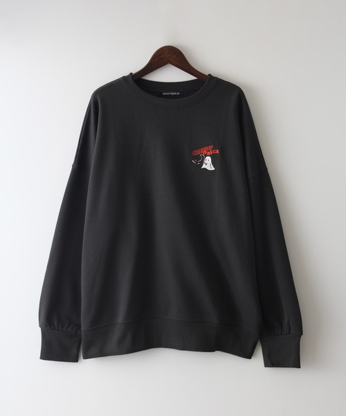 SpRay（スプレイ）の「スパゲティおばけスウェット（スウェット・レディース・グレー/ブルー/アイボリー/ピンク/オートミール/スミクロ・FREE）」の21枚目の写真