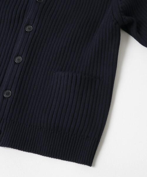 URBAN RESEARCH(アーバンリサーチ)の「new basic COTTON CASHMERE WIDE RIB CARDIGAN(カーディガン/ボレロ・メンズ・チャコールグレー/ブラック/ネイビー・MEDIUM/LARGE)」の13枚目の写真