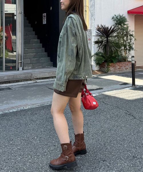 CIAOPANIC(チャオパニック)の「ヴィンテージライクデトロイトジャケット(ブルゾン・レディース・ブラック/ブラウン/ブルー・LARGE/MEDIUM)」の14枚目の写真