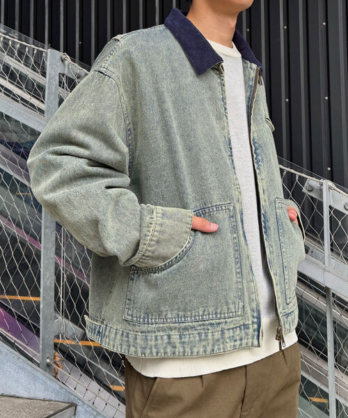 CIAOPANIC(チャオパニック)の「ヴィンテージライクデトロイトジャケット(ブルゾン・レディース・ブラック/ブラウン/ブルー・LARGE/MEDIUM)」の9枚目の写真