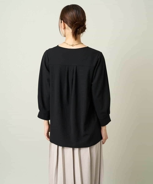 a.v.v(アーヴェヴェ)の「キーネックタックスリーブトップス(Tシャツ/カットソー・レディース・グレー系その他/ブラック/ホワイト・36/34/40/38/42)」の20枚目の写真