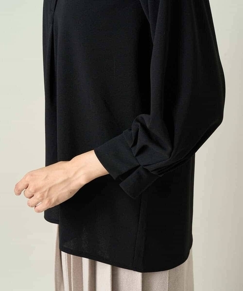 a.v.v(アーヴェヴェ)の「キーネックタックスリーブトップス(Tシャツ/カットソー・レディース・グレー系その他/ブラック/ホワイト・36/34/40/38/42)」の22枚目の写真
