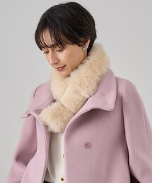 ANAYI（アナイ）の「ウールカシミヤフォックスファー付きストール  